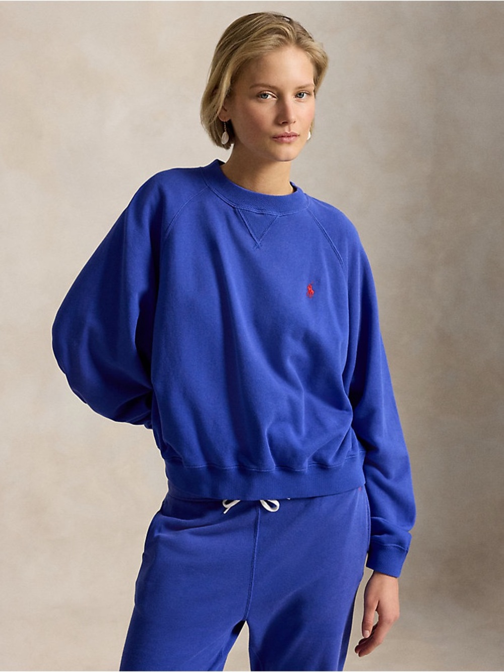 Polo Ralph Lauren Lightweight Fleece Crewneck Gala Blue